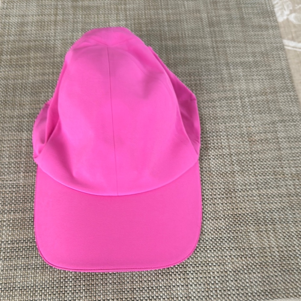 Lululemon Women’s Pink Fast and Free Run Hat Pony